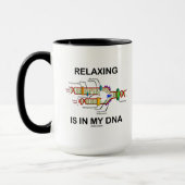 Relaxing zit in mijn DNA (DNA-replicatie) Mok (Links)