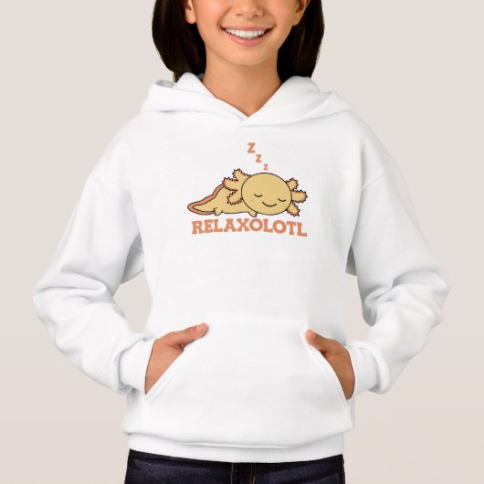 Relaxolotl Axolotl Lovers, Cute Animals Relax Hood (Voorkant)