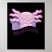 Relaxolotl Axolotl Lovers, Cute Animals Relax Poster (Voorkant)