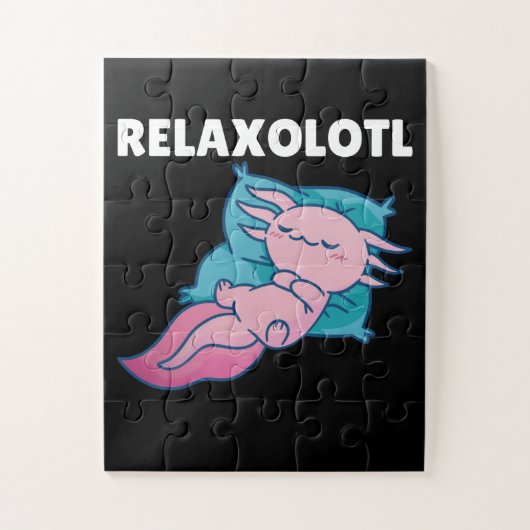 Relaxolotl Axolotl Lovers, Cute Animals Relax Vark Legpuzzel (Verticaal)