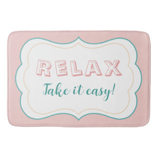 Relaxt Pastel Kleur Crème Vintage Minimalistisch Badmat