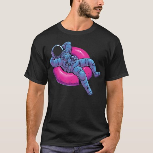 relaxte astronaut t-shirt (Voorkant)
