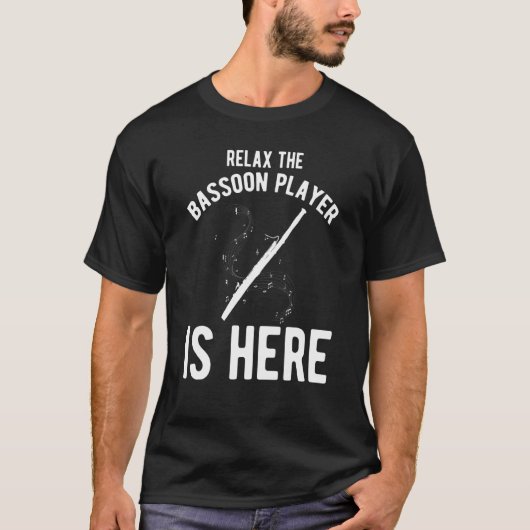 Relay Basson Player is hier T-shirt (Voorkant)