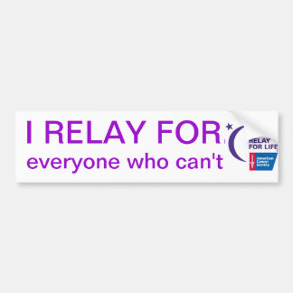 Relay for Life Bumpersticker