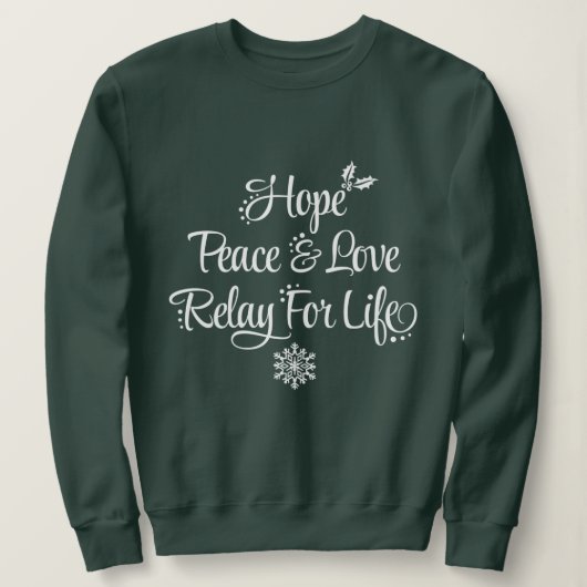 Relay for Life Holiday Thema Trui (Design voorkant)