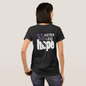Relay for Life - NOOIT VERLIES HOPE T-shirt (Achterkant volledig)