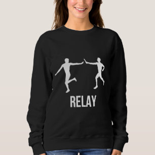 Relay Race Atletische Anker Been Runner Sprinter N Trui