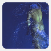 Relay Solo Vierkante Sticker (Voorkant)