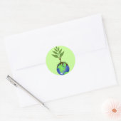 ReLeaf Plant A Tree Ronde Sticker (Envelop)