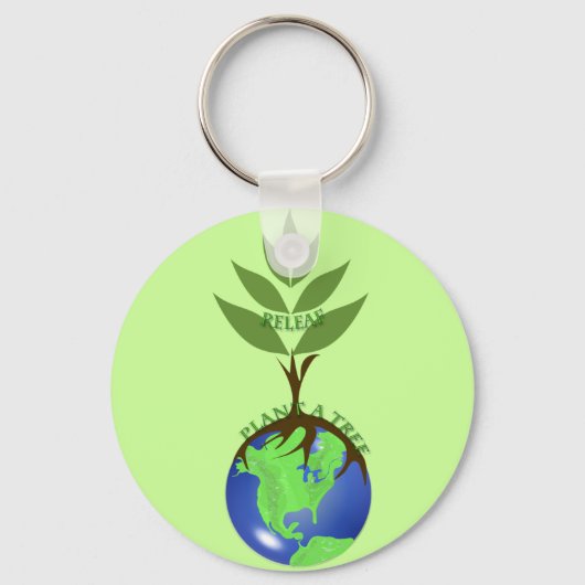 ReLeaf Plant A Tree Sleutelhanger (Voorkant)