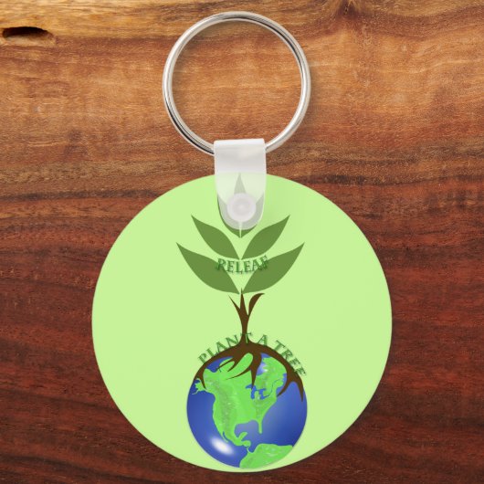 ReLeaf Plant A Tree Sleutelhanger (Voorkant)