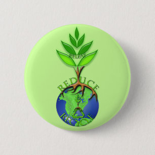 Releaf Reduce Recycle Ronde Button 5,7 Cm