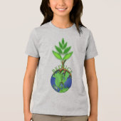 Releaf Reduce Recycle Tri-Blend Shirt (Voorkant)