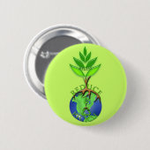 Releaf Reduceer Recyclen Ronde Button 5,7 Cm (Voorkant /achterkant)