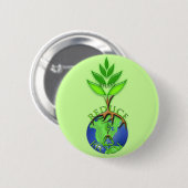 Releaf Reduceer Recyclen Ronde Button 5,7 Cm (Voorkant /achterkant)