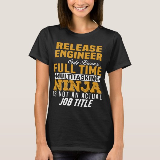 Release Engineer T-shirt (Voorkant)