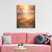 Release - Inspirerende Canvas Muur Kunst Afdruk (Insitu (Woonkamer))