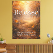 Release - Inspirerende Canvas Muur Kunst Afdruk (Insitu (Woonkamer))