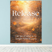 Release - Inspirerende Canvas Muur Kunst Afdruk (Insitu (Houten vloer))