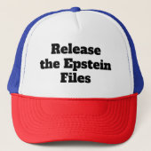 Release the Epstein Files Trucker Pet (Voorkant)