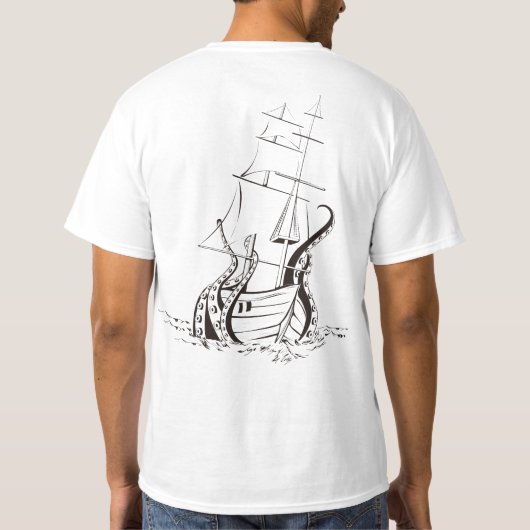 Release the Kraken! T-shirt (Achterkant)