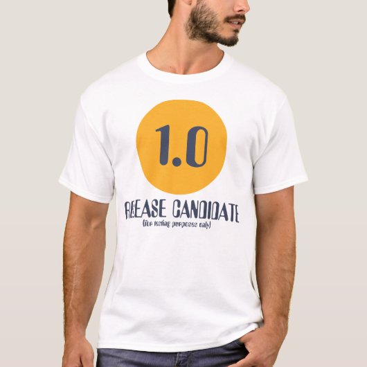 releasekandidaat t-shirt (Voorkant)
