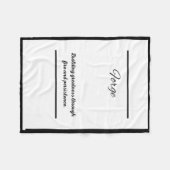 Relentless Ambition – onverschrokken muurkunst voo Fleece Deken (Voorkant (Horizontaal))