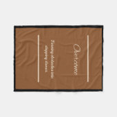 Relentless Ambition – onverschrokken muurkunst voo Fleece Deken (Voorkant (Horizontaal))