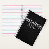 Relentless Daily Plan Planner Notitieboek (Binnen)