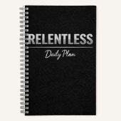 Relentless Daily Plan Planner Notitieboek (Voorkant)