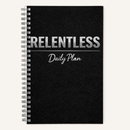Relentless Daily Plan Planner Notitieboek