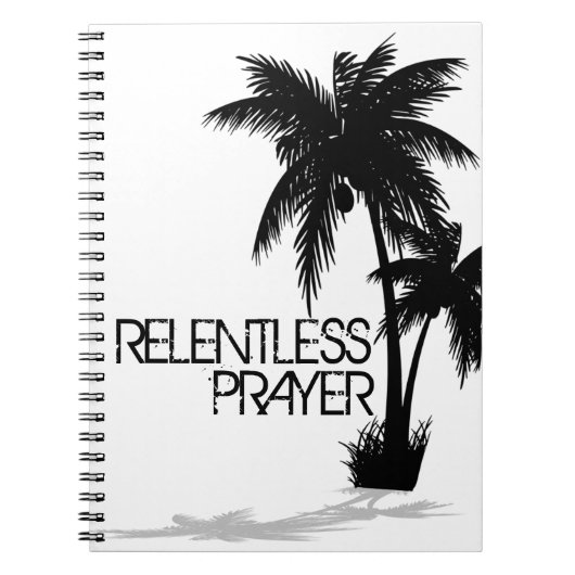 Relentless Design Betrouwbaar gebed Notitieboek (Voorkant)