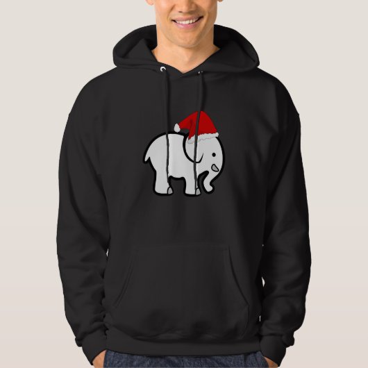 Relentless Designs Christmas White Elephant  Excha Hoodie (Voorkant)