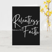Relentless Faith Hebrews 10-23 Women's Bible Scrip Kaart (Gele Bloem)