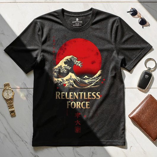 Relentless Force - Motivatie Design T-shirt