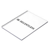 Relentless Mindset Notitieboek voor mannen (Linkerzijde)