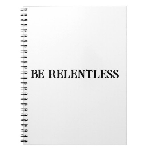 Relentless Mindset Notitieboek voor mannen (Voorkant)
