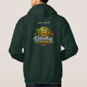 Relentless Trader Bitcoin Hoodie | Custom Name (Achterkant)