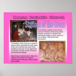 Relgion, Rooms-katholieke Stations of the Cross Poster