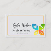 Reliable Cleaning Visitekaartje (Voorkant)