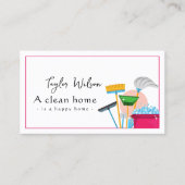 Reliable Cleaning Visitekaartje (Voorkant)