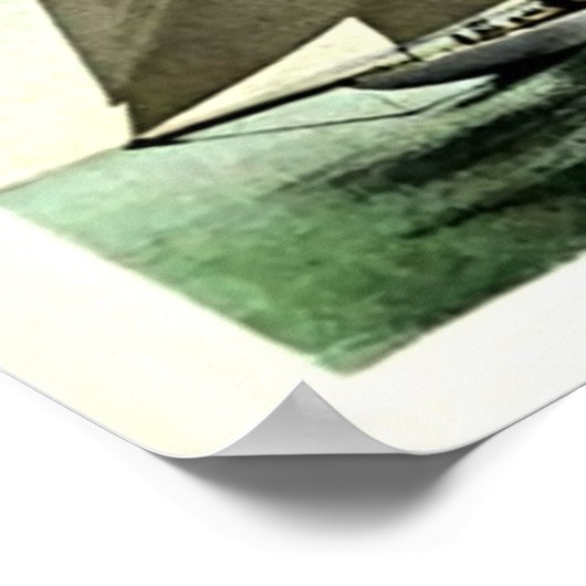 Reliance Yacht 1903 Amerikaanse kampioen Poster (Hoek)