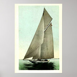 Reliance Yacht 1903 Amerikaanse kampioen Poster