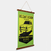 Reliant Robin Britse auto Hangend Wandkleed (Gebogen)