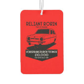 Reliant Robin driewielige auto Luchtverfrisser (Achterkant)