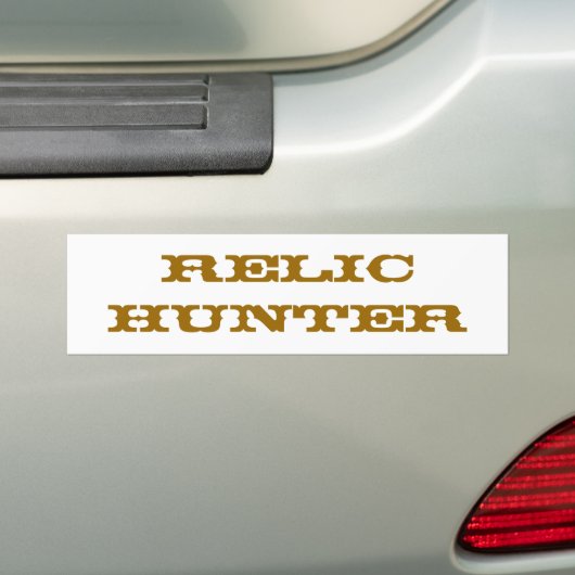 Relic Hunter Bumpersticker (Op auto)