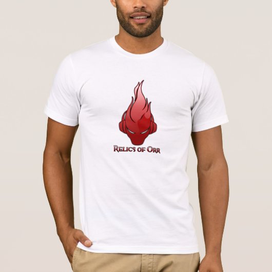 Relics of Orr White T-shirt Red Logo (Voorkant)