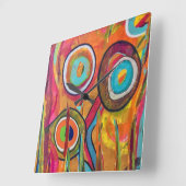 Relics Wall Clock Vierkante Klok (Hoek)