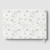 Reliëf Bloem Bruiloft Gastenboek (Achterkant)