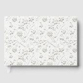 Reliëf Bloem Bruiloft Gastenboek (Voorkant)